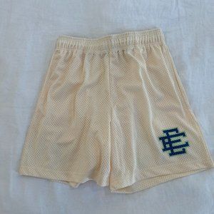 Eric Emanuel Beige Blue Shorts Size Large Brand New